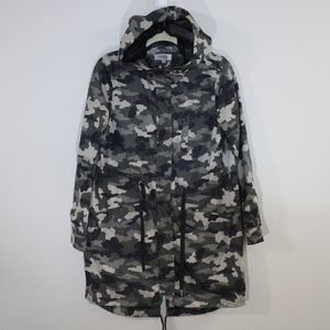 Charlotte Russe Camo Windbreaker Jacket